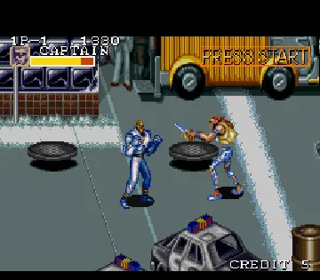 Captain Commando (USA) screen shot game playing